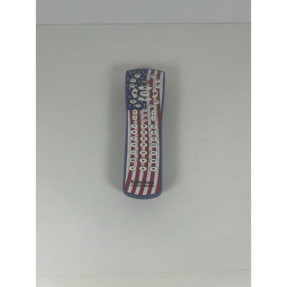 Radio Shack 4 in 1‎ Universal Remote Control American Flag Vintage Patriotic